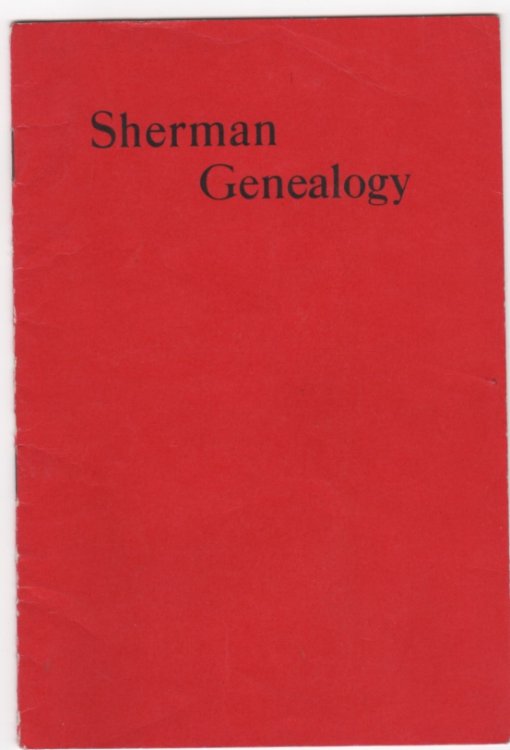 Genealogy of One Branch of the Sherman Family