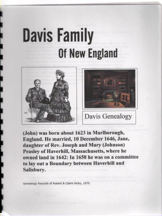 Davis Family of New England