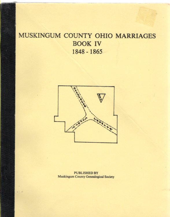 Muskingum County Ohio Marriages Book IV 1848-1865