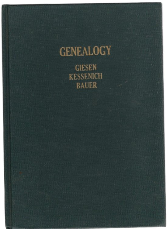 Genealogy Giesen Kessenich Bauer