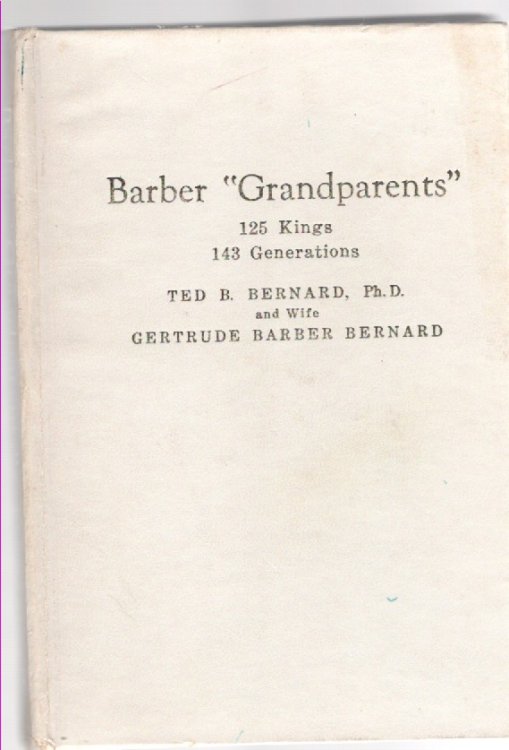 Barber Grandparents 125 Kings 143 Generations