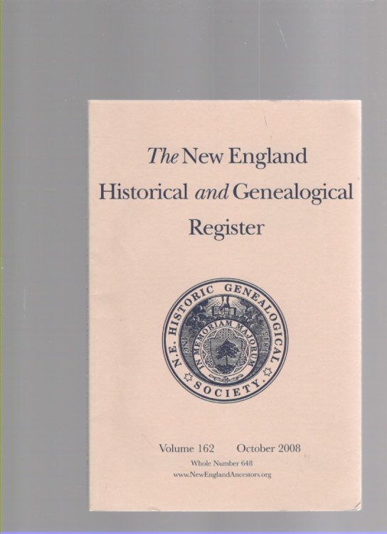 The New England Historical and Genealogical Register