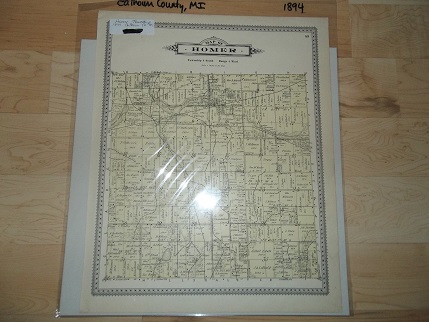 Homer Township Calhoun County Michigan 1894 Map