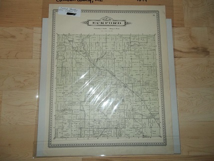 Eckford Township Calhoun County Michigan 1894 Map