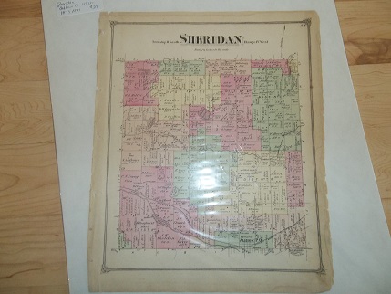 Sheridan Township Calhoun County Michigan 1873 Map