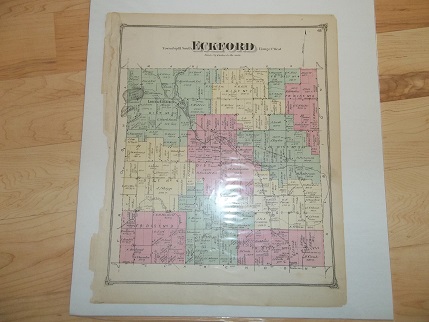 Eckford Township Calhoun County Michigan 1873 Map