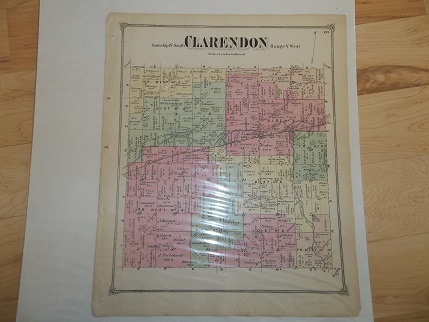 Clarendon Township Calhoun County Michigan 1873 Map