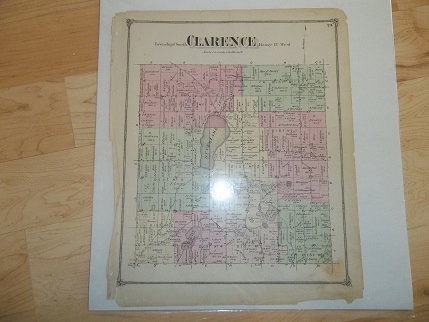 Clarence Township Calhoun County Michigan 1873 Map