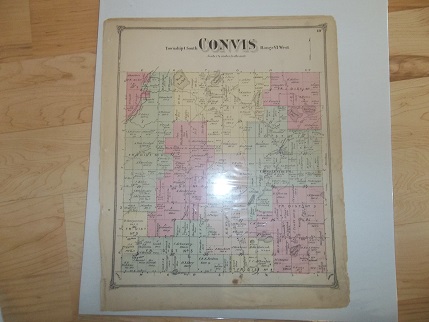 Convis Township Calhoun County Michigan 1873 Map