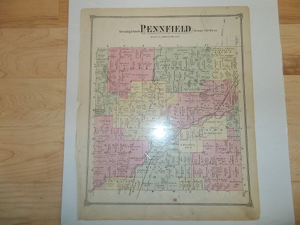Pennfield Township Calhoun County Michigan 1873 Map