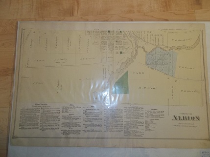 Albion Calhoun County Michigan 1873 Map