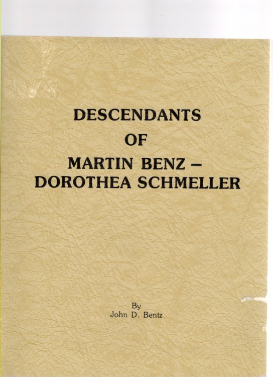 Descendants of Martin Benz-Dorothea Schmeller