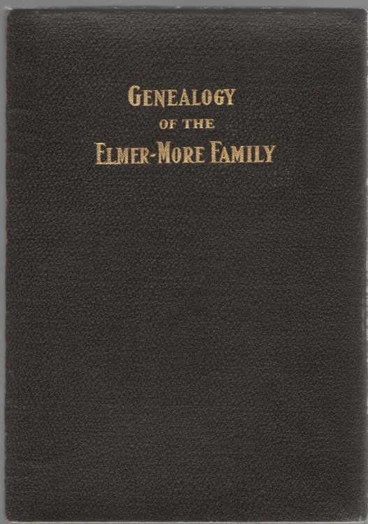 Genealogy of the Elmer and the More Families