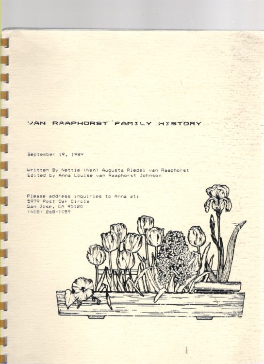 Van Raaphorst Family History
