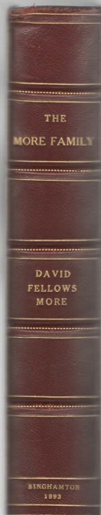 History of the More Family and an Account of Their Reunion in 1890