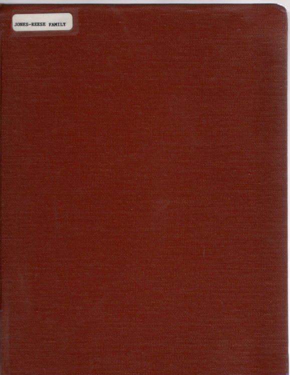 The Jones-Reese and Allied Families