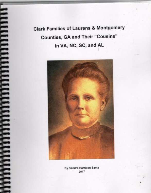 Clark Families of Laurens & Montgomery Counties, GA and Their 
