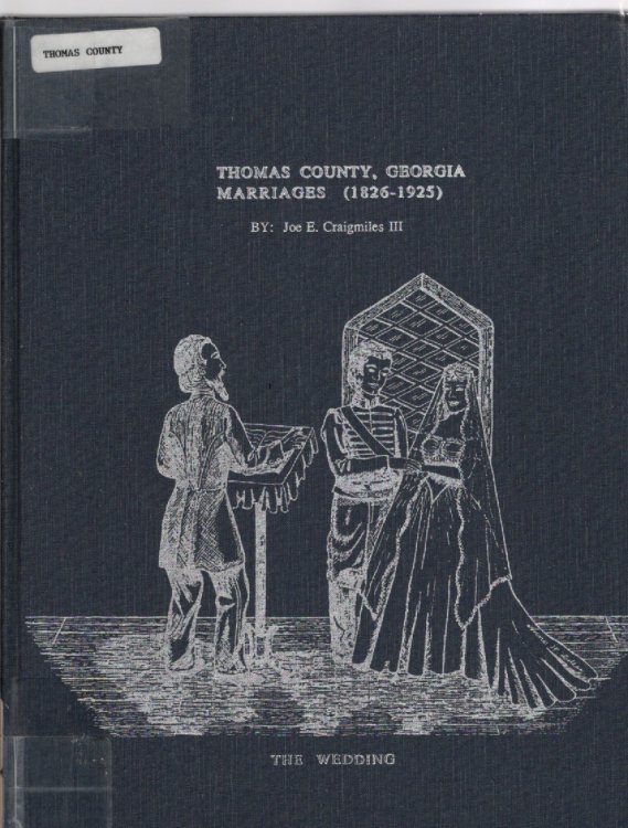 Thomas County, Georgia Marriages 1826-1925