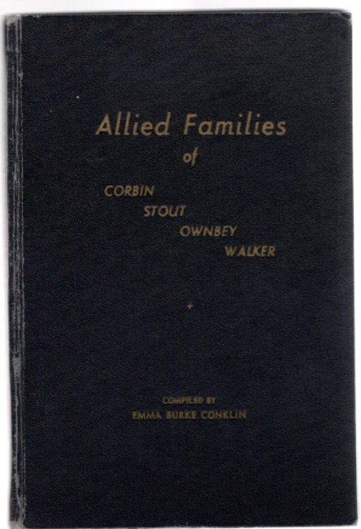 Allied Families of Corbin Stout Ownbey Walker