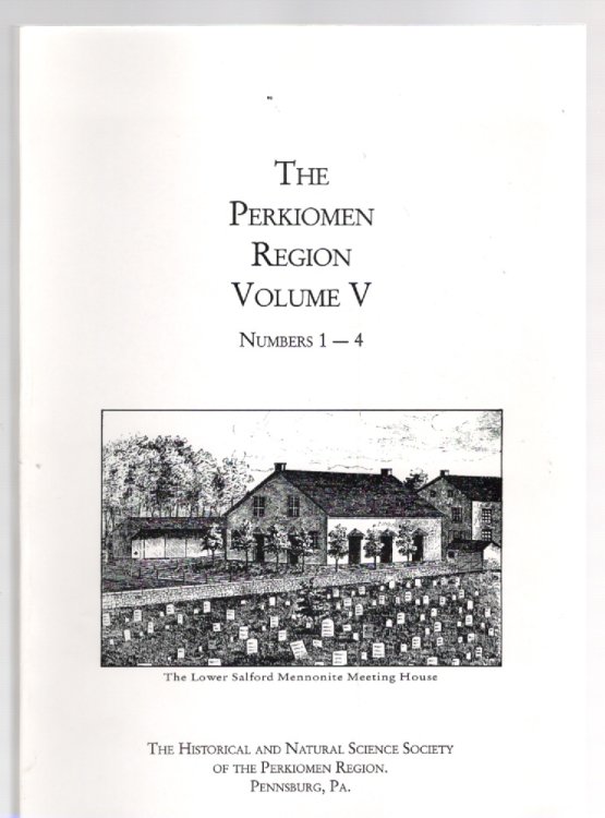 The Perkiomen Region Volume V Numbers 1-4