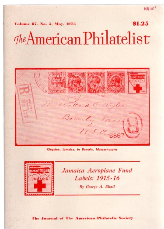 The American Philatelist Volume 87 No. 5 (Whole No. 868) May, 1973