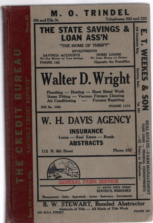Polk's Beatrice (Gage County, Nebr.) City Directory 1947 Including Gage County Taxpayers