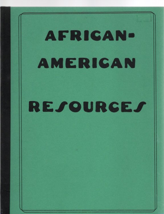 African-American Resources A GCLC Guide
