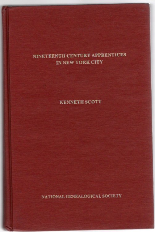 Nineteenth Century Apprentices in New York City