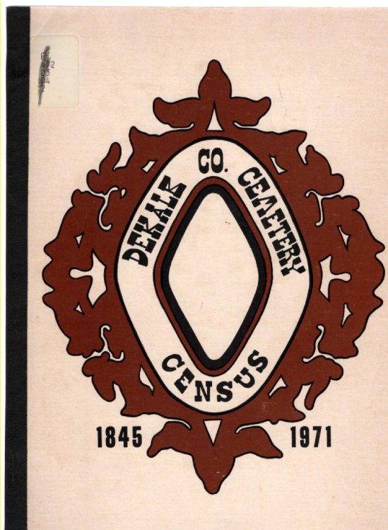 DeKalb County Cemetery Census 1845-1971