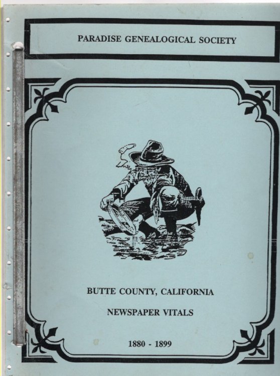 Butte County, California Newspaper Vitals 1880-1899