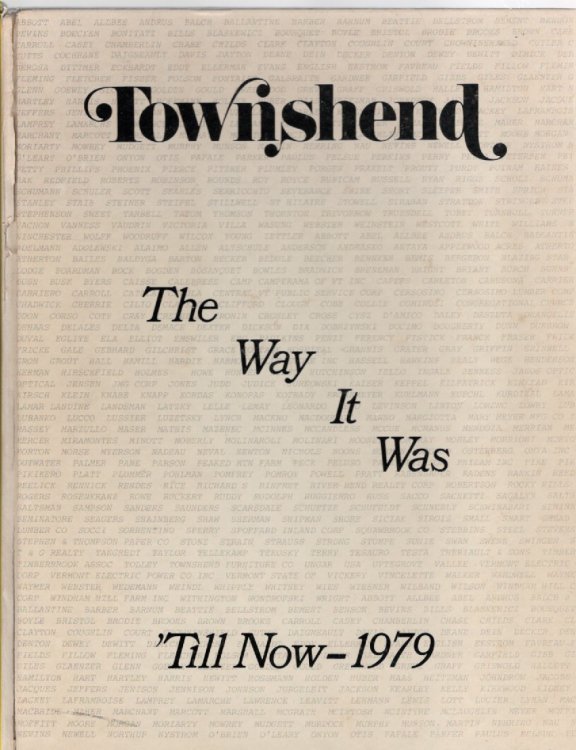 Townshend The Way It Was 'Till Now 1979