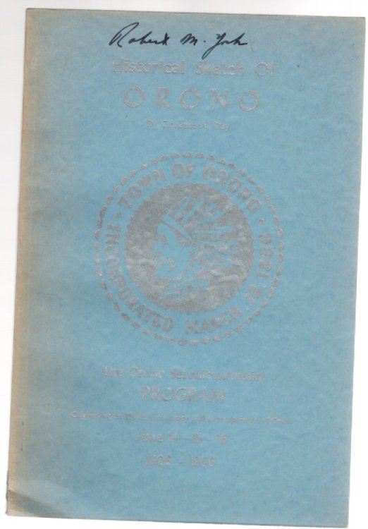 Historical Sketch of Orono