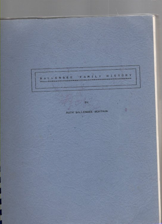 Ballengee Family History