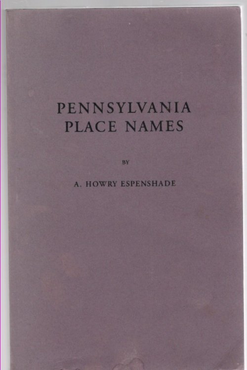 Pennsylvania Place Names
