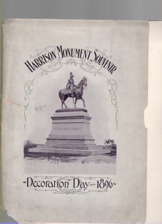 Harrison Monument Souvenir Decoration Day 1896