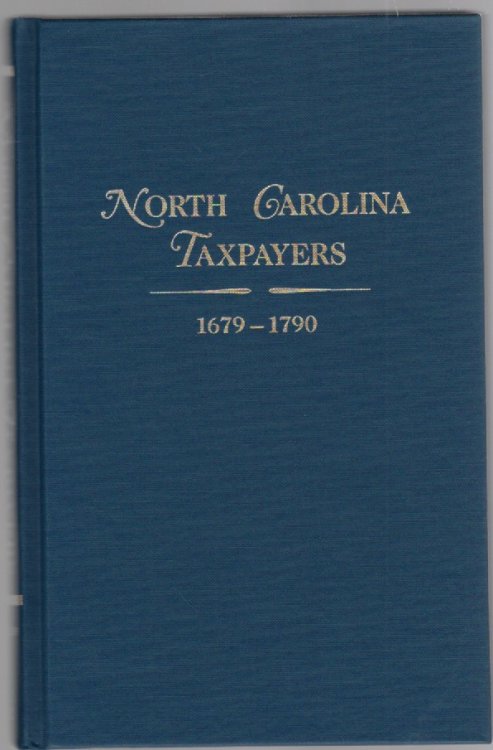 North Carolina Taxpayers 1679-1790 Volume 2
