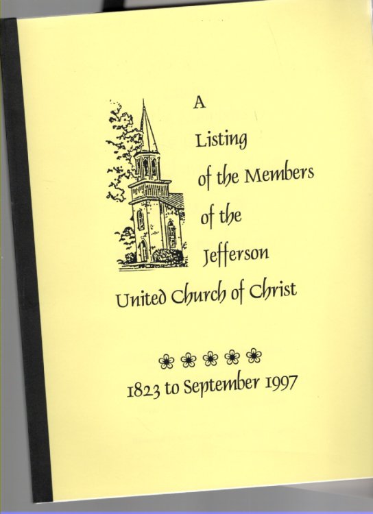 A Listing of the Members of the Jefferson United Church of Christ 1823 to September 1997, Baptismal Addendum 1823 to September 1997