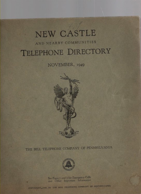 New Castle and Nearby Communities Telephone Directory November, 1949