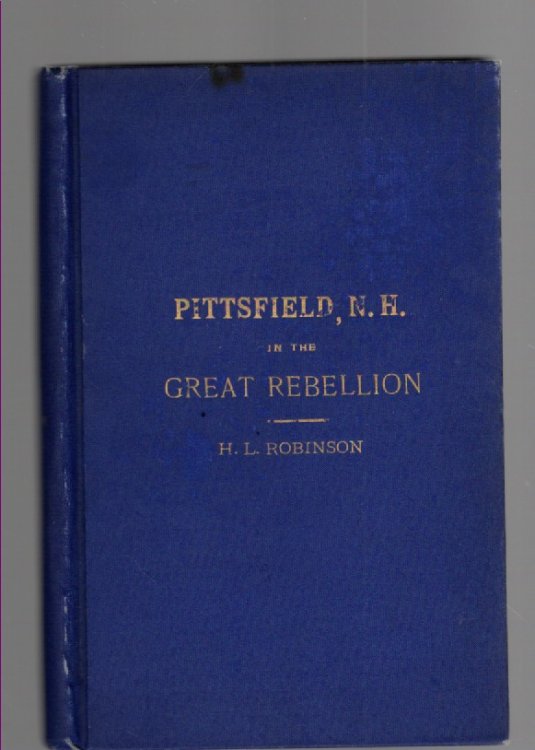 History of Pittsfield, N. H. in the Great Rebellion