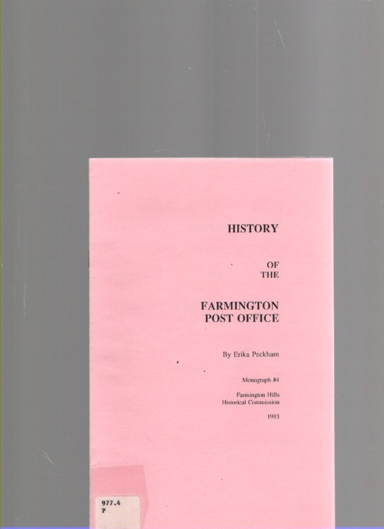 History of the Farmington Post Office