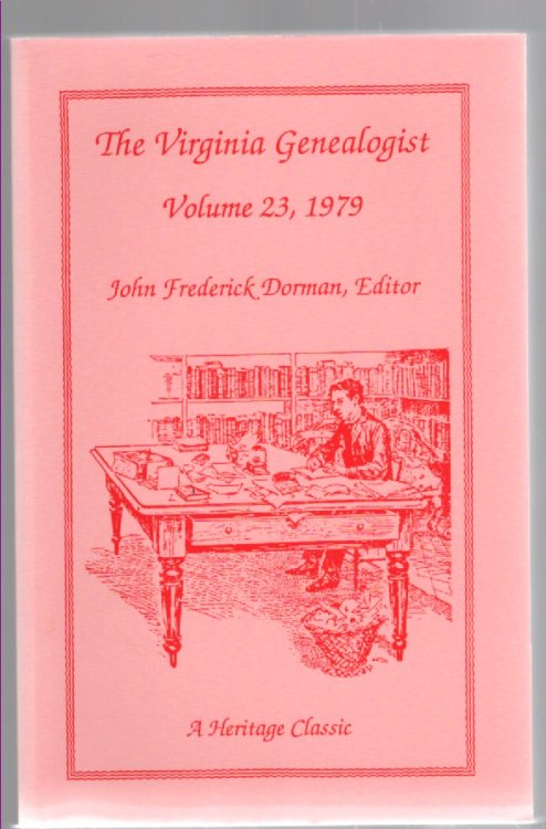 The Virginia Genealogist Volume 23, 1979