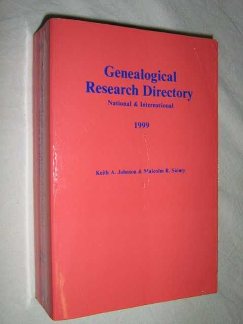 Genealogical Research Directory National & International 1999