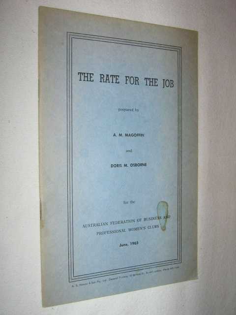 The Rate for the Job