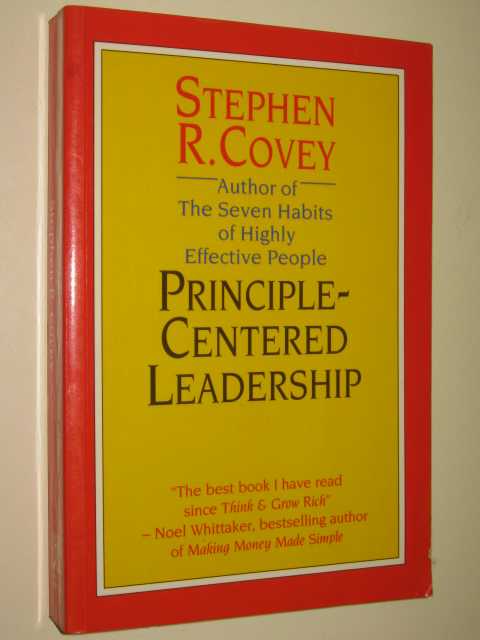 Principle Centered Leadership