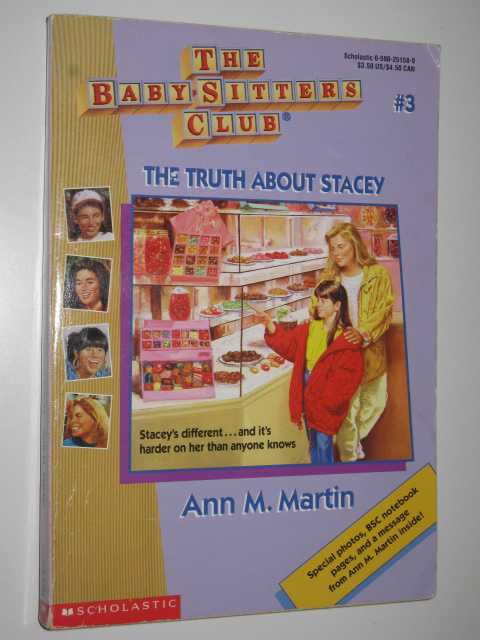 The Truth About Stacey - Baby-Sitters Club Series #3