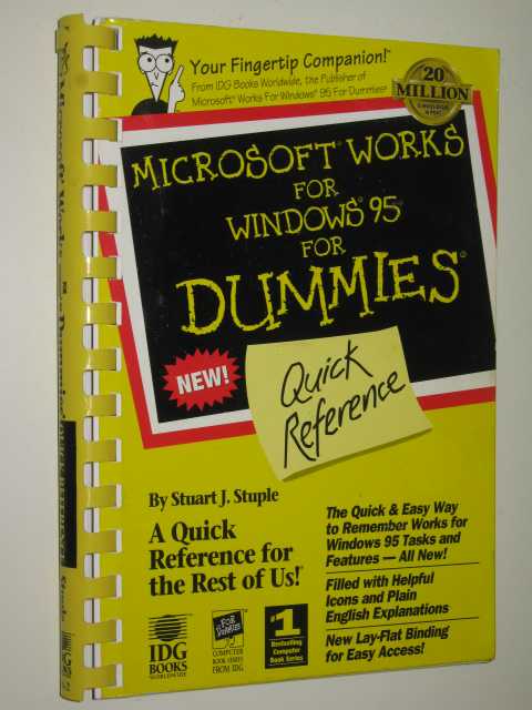 Microsoft Works For Windows 95 For Dummies : Quick Reference
