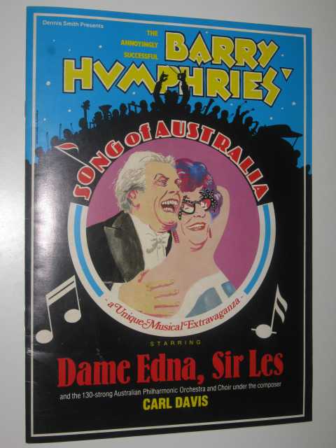 Song of Australia: An Educational Sonarama Crafted by Barry Humphries and Carl Davis, Program Guide