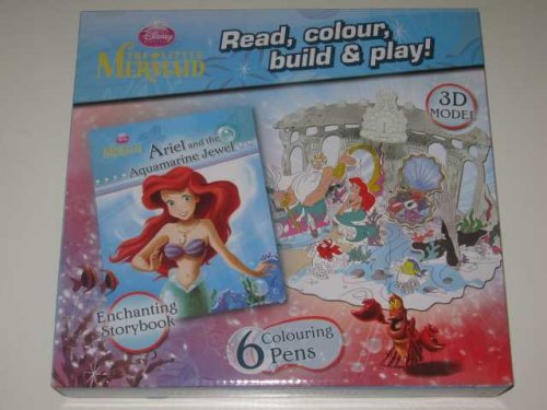 Disney Ariel Read, Colour, Build & Play