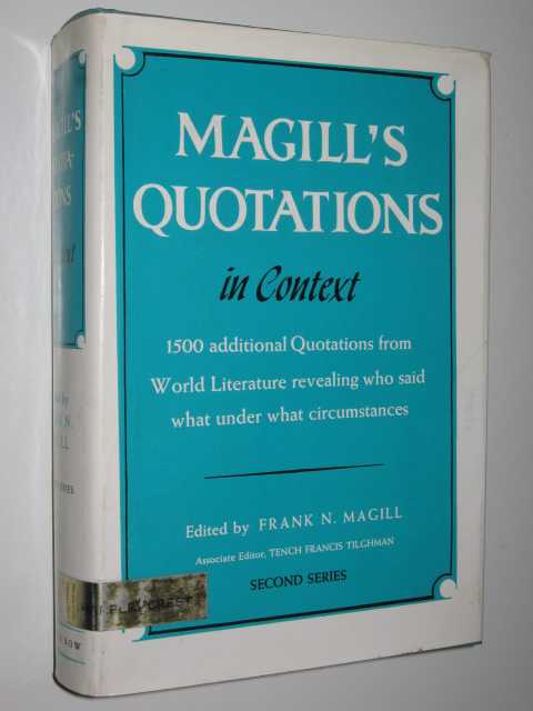 Magill's Quotations in Context : Second Series
