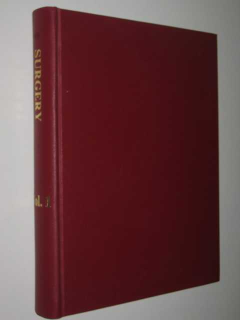 Surgery Volume 1 Number 1 : November 1983